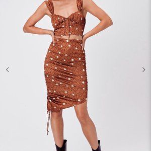 NWT For Love and Lemons Tawny Set